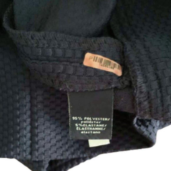 Beautiful Navy Dress with Folded Cowl Neck - Picture 6 of 10